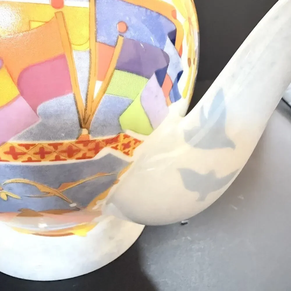 Williams-Sonoma MONTGOLFIERE Teapot - 4 Cup Hot Air Balloons - FREE U.S.SHIPPING